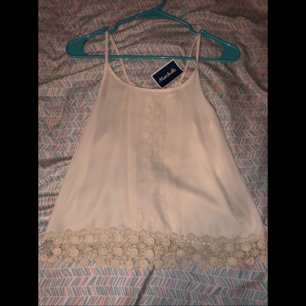 Lace tank top